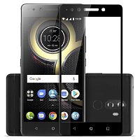 Защитное стекло для LENOVO K8 Note FULL FLAT пакет черный - фото