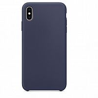 Купить Чехол-накладка для iPhone XS Max SILICONE CASE темно-синий (8) оптом, в розницу в ОРЦ Компаньон