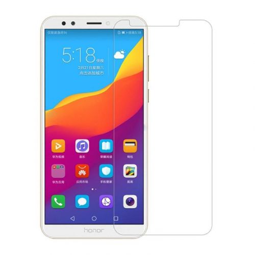 Защитное стекло для HUAWEI Y7 2018 0.33mm белый картон - фото