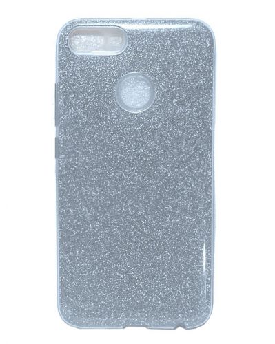 Чехол-накладка для HUAWEI Honor 9 Lite JZZS Shinny 3в1 TPU серебро - оптовая продажа Чехол-накладка для HUAWEI Honor 9 Lite JZZS Shinny 3в1 TPU серебро - фото