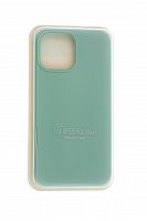 Чехол-накладка для iPhone 13 Pro Max VEGLAS SILICONE CASE закрытый ментоловый (50) - фото
