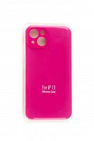 Чехол-накладка для iPhone 13 VEGLAS SILICONE CASE Защита камеры малиновый (54) - фото