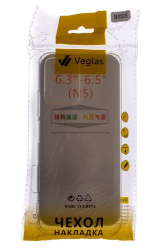 Чехол-накладка для XIAOMI Poco X5 VEGLAS Air прозрачный оптом, в розницу Центр Компаньон фото 3