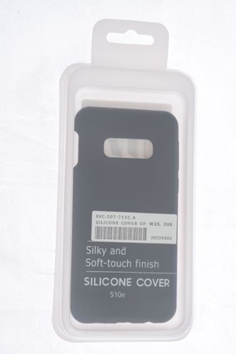 Чехол-накладка для Samsung G970 S10 E SILICONE CASE NL OP закрытый черный (3) оптом, в розницу Центр Компаньон фото 4