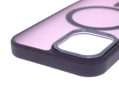 Чехол-накладка для iPhone 16 VEGLAS Fog Magnetic фиолетовый - оптовая продажа фото 4 Чехол-накладка для iPhone 16 VEGLAS Fog Magnetic фиолетовый - фото фото 4