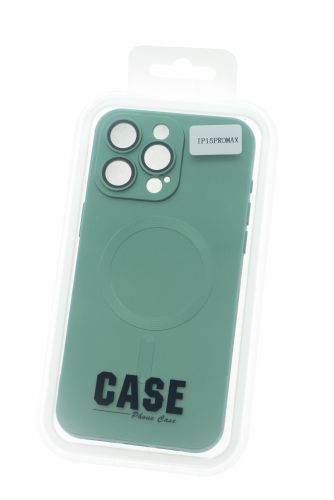 Чехол-накладка для iPhone 15 Pro Max VEGLAS Lens Magnetic зеленый оптом, в розницу Центр Компаньон фото 4