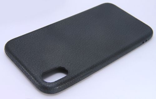 Чехол-накладка для iPhone XS Max FASHION LITCHI TPU черн оптом, в розницу Центр Компаньон фото 2
