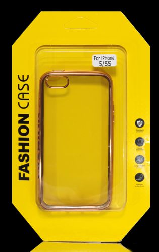 Чехол-накладка для iPhone 5/5S/SE РАМКА TPU золото оптом, в розницу Центр Компаньон фото 4