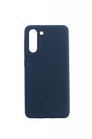 Купить Чехол-накладка для Samsung G991 S21 SILICONE CASE NL OP закрытый темно-синий (8) оптом, в розницу в ОРЦ Компаньон