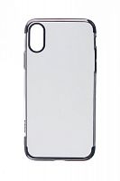 Купить Чехол-накладка для iPhone X/XS ELECTROPLATED TPU DOKA черный оптом, в розницу в ОРЦ Компаньон