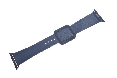 Ремешок для Apple Watch Square buckle 38/40/41mm темно-синий оптом, в розницу Центр Компаньон фото 2