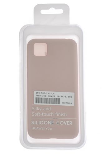 Чехол-накладка для HUAWEI Honor 9S/Y5P SILICONE CASE OP закрытый светло-розовый (18)	 - фото фото 4