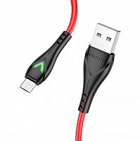 Купить Кабель USB-Micro USB BOROFONE BX65 Bright 2.0A 1м красный оптом, в розницу в ОРЦ Компаньон