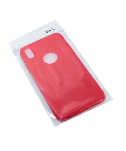 Чехол-накладка для iPhone X/XS FASHION TPU матовый красный оптом, в розницу Центр Компаньон фото 2