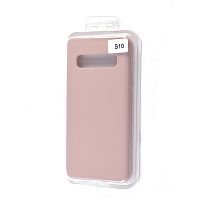 Купить Чехол-накладка для Samsung G973 S10 SILICONE CASE NL закрытый светло-розовый (18) оптом, в розницу в ОРЦ Компаньон