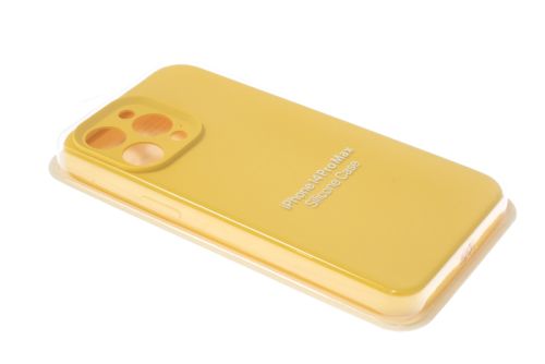 Чехол-накладка для iPhone 14 Pro Max SILICONE CASE Защита камеры желтый (4) оптом, в розницу Центр Компаньон фото 2