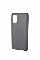 Чехол-накладка для Samsung A415F A41 CARBON TPU черный - фото