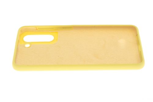 Чехол-накладка для Samsung G991 S21 SILICONE CASE OP закрытый желтый (20) оптом, в розницу Центр Компаньон фото 3