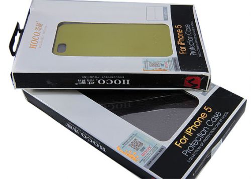 Чехол-накладка для iPhone 5/5S/SE HOCO HI-BL006 DUKE кофе - оптовая продажа фото 2 Чехол-накладка для iPhone 5/5S/SE HOCO HI-BL006 DUKE кофе - фото фото 2