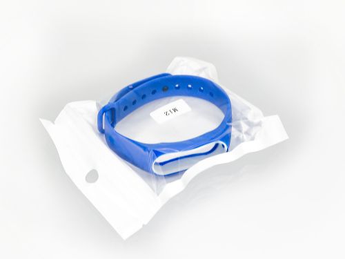 Ремешок для Xiaomi Band 2 Sport сине-белый оптом, в розницу Центр Компаньон фото 3