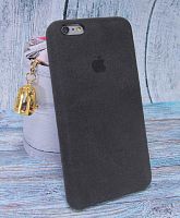 Чехол-накладка для iPhone 6/6S Plus  ALCANTARA CASE черный - фото
