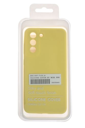 Чехол-накладка для Samsung G9900F S21FE SILICONE CASE OP закрытый желтый (20) оптом, в розницу Центр Компаньон фото 4
