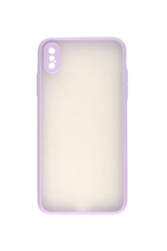 Чехол-накладка для iPhone XS Max VEGLAS Fog сиреневый - фото