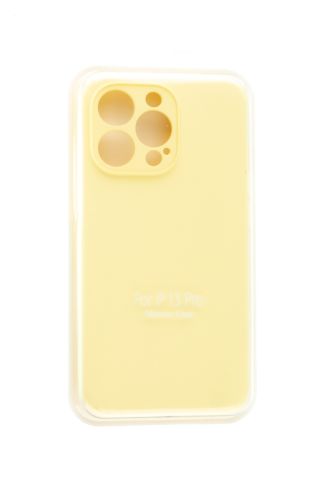 Чехол-накладка для iPhone 13 Pro SILICONE CASE NL Защита камеры лимонно-кремовый (51) оптом, в розницу Центр Компаньон