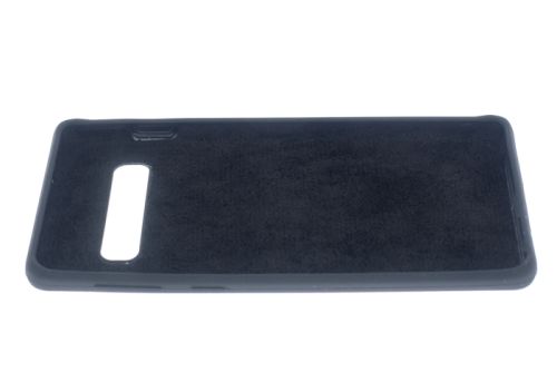 Чехол-накладка для Samsung G973F S10 SILICONE CASE OP закрытый черный (3) оптом, в розницу Центр Компаньон фото 3