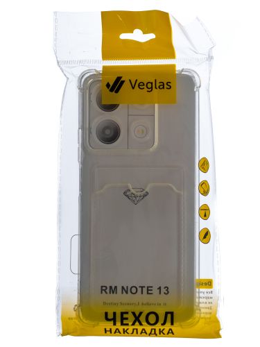 Чехол-накладка для XIAOMI Redmi Note 13 5G VEGLAS Air Pocket прозрачный оптом, в розницу Центр Компаньон фото 4