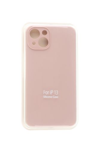 Чехол-накладка для iPhone 13 VEGLAS SILICONE CASE NL Защита камеры светло-розовый (19) оптом, в розницу Центр Компаньон