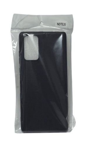 Чехол-накладка для Samsung N980 Note 20 FASHION TPU матовый черный оптом, в розницу Центр Компаньон фото 3