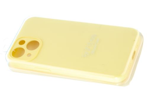 Чехол-накладка для iPhone 13 Mini VEGLAS SILICONE CASE NL Защита камеры лимонно-кремовый (51) оптом, в розницу Центр Компаньон фото 2