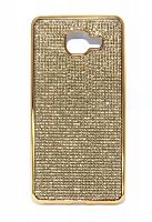 Купить Чехол-накладка для Samsung A510 A5 C-CASE стразы РАМКА TPU золото оптом, в розницу в ОРЦ Компаньон