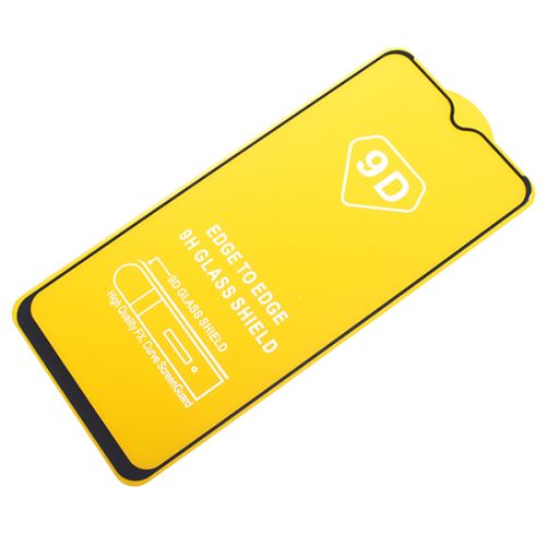 Защитное стекло для Realme C3 FULL GLUE (желтая основа) пакет черный оптом, в розницу Центр Компаньон фото 2