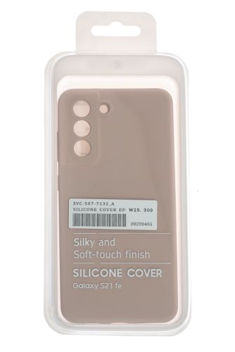 Чехол-накладка для Samsung G9900F S21FE SILICONE CASE OP закрытый светло-розовый (18) оптом, в розницу Центр Компаньон фото 4