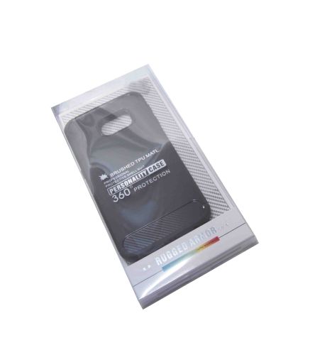 Чехол-накладка для Samsung G925 S6 Edge 009508 ANTISHOCK черный оптом, в розницу Центр Компаньон фото 2