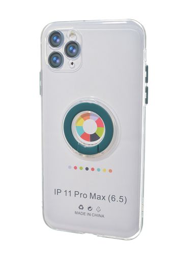 Чехол-накладка для iPhone 11 Pro Max NEW RING TPU темно-зеленый оптом, в розницу Центр Компаньон фото 2