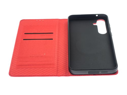 Чехол-книжка для Samsung A556E A55 VEGLAS RICH красный - оптовая продажа фото 3 Чехол-книжка для Samsung A556E A55 VEGLAS RICH красный - фото фото 3