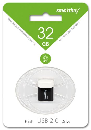 USB флэш карта 32 Gb USB 2.0 Smart Buy LARA черный оптом, в розницу Центр Компаньон фото 2