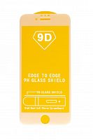 Защитное стекло для iPhone 6/7/8 (4.7) FULL GLUE VEGLAS YELLOW картон белый - фото