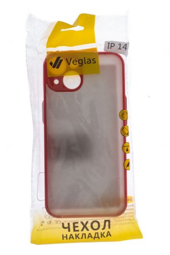 Чехол-накладка для iPhone 14 VEGLAS Fog красный - фото фото 3
