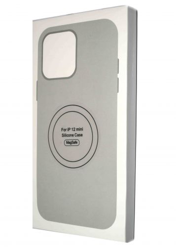 Чехол-накладка для iPhone 12 Mini SILICONE TPU NL поддержка MagSafe белый коробка - фото фото 4