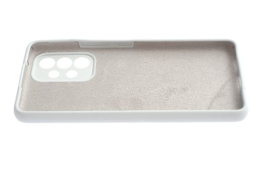Чехол-накладка для Samsung A535F A53 SILICONE CASE NL OP закрытый белый (9) оптом, в розницу Центр Компаньон фото 4