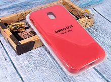 Чехол-накладка для Samsung J530F J5 SILICONE CASE закрытый красный - фото
