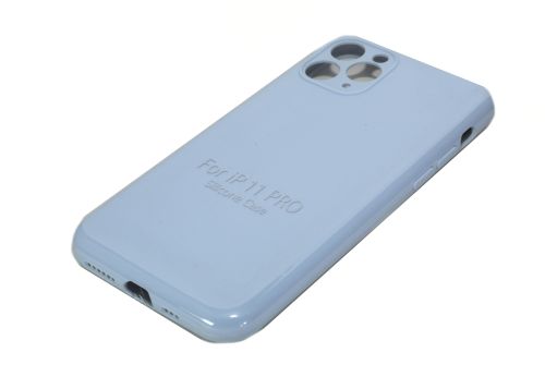 Чехол-накладка для iPhone 11 Pro VEGLAS SILICONE CASE NL Защита камеры светло-голубой (43) оптом, в розницу Центр Компаньон фото 2