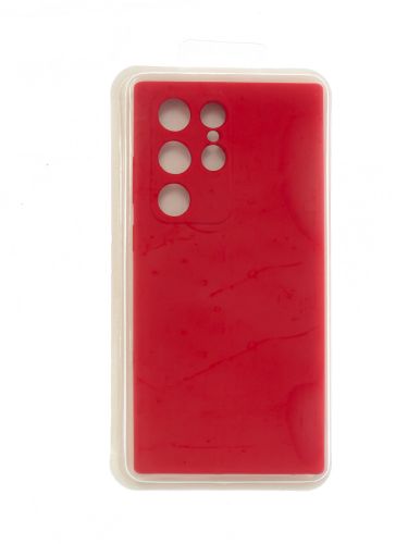Чехол-накладка для Samsung S918B S23 Ultra VEGLAS SILICONE CASE закрытый красный (1) - оптовая продажа Чехол-накладка для Samsung S918B S23 Ultra VEGLAS SILICONE CASE закрытый красный (1) - фото