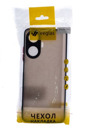 Чехол-накладка для REALME С55 VEGLAS Fog черный оптом, в розницу Центр Компаньон фото 3