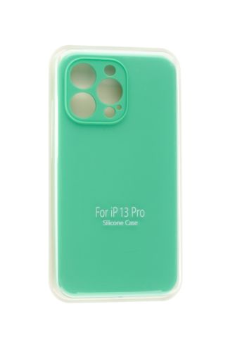 Чехол-накладка для iPhone 13 Pro SILICONE CASE Защита камеры ментоловый (50) оптом, в розницу Центр Компаньон