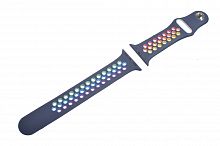 Купить Ремешок для Apple Watch Sport Colorful Отверстия 38/40/41mm темно-синий оптом, в розницу в ОРЦ Компаньон